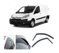 AC Wow 2X Deflectores de Aire Compatible con Citroën Jumpy Dispatch Fiat Scudo Peugeot Expert ProAce 2007 2008 2009 2010 2011 2012 2013 2014 2015 2016