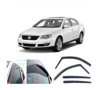 AC WOW 4 deflectores de viento compatibles con V W Passat B6 B7 Sedan 4 puertas 2004 2005 2006 2007 2008 2009 2010 2011 2012 2013 2014 2015