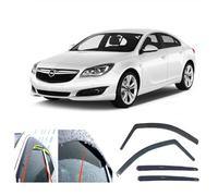 AC WOW 4 deflectores de viento compatibles con Vauxhall Insignia A Mk1 4/5 puertas 2008 2009 2010 2011 2012 2013 2014 2015 2016 2017