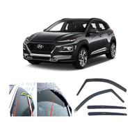 AC WOW 4 deflectores de viento de lluvia para Hyundai Kona 2017 2018 2019 2020 2021 2022 2023
