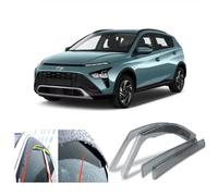 AC WOW 4 deflectores de viento para Hyundai Bayon 2021 2022 2023 2024 2025 2026 de vidrio acrílico para puerta lateral, ventana, protección contra la lluvia