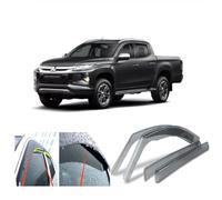 AC WOW 4 deflectores de viento para Mitsubishi L200 para Fiat Fullback 2015, 2016, 2017, 2018, 2019, 2020, 2021, 2022, 2023