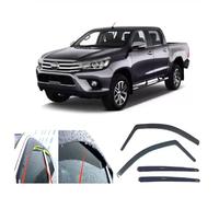 AC WOW 4 deflectores de viento para Toyota HiLux de 4 puertas 2015 2016 2017 2018 2019 2020 2021 2022 2023 2024 2025