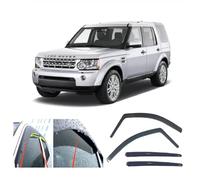 AC WOW 4x Deflectores de lluvia para parabrisas para Land Rover Discovery 3 & 4 LR3 LR4 L319 2004 2005 2006 2007 2008 2009 2010 2011 2012 2013 2014 2015 2016