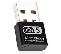 AC1300 Adaptador WiFi USB para PC, Antena WiFi USB Dual Band 5GHz/2.4GHz Receptor Wi-Fi Dongle Compatible con Windows 11/10/8/8.1/7,Mac OS 10.9-10.15