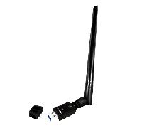 D-Link DWA-185 Adaptador USB WiFi, Doble Antena, Externa de Alta Ganancia 5 dBi Desmontable e Interna de 2 dBi, Wi-Fi 5 1200 Mbps, USB 3.0, Windows, MacOS y Linux.