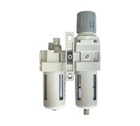 AC2010-02 AC3010-03 AC4010-04 Regulador de presión neumático Compresor Filtro de aire Separador de agua, aceite y humedad Drenaje manual(AC3010-03 SM30PM30,Fiber Filter)