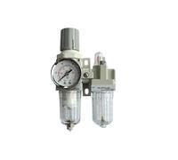 AC2010-02 - Filtro de aire comprimido regulador de filtro de aceite, separador de agua neumático, drenaje manual de presión (cobre, AC2010-02)