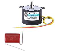 AC220V 10W 0.5A 2.5 20r/min Motor síncrono de imán permanente pequeño volumen alto par para lámparas de escenario de automatización (2,5 vueltas)