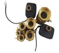 AC220V 110V 24V DC24V 12V Actuador eléctrico válvula de bola de latón motorizado de 2 vías, 3 cables, 2 válvulas de control que pueden reemplazar la válvula solenoide (DN15, DC12V)