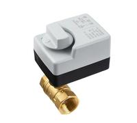 AC220V 3 vías/2 vías DN15 DN20 DN25 DN32 DN40 con interruptor manual, válvula de bola motorizada de latón, 3 cables, actuador eléctrico de dos controles (DN20, 220V_2 vías)