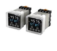 AC220V AC380V DC24V DC12V Relé de tiempo de retardo Digital DH48S-S 1Z 2Z temporizador de ciclo programable relé de interruptor de tiempo con Base de enchufe (Size : AC220V DH48S-S)