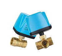 AC220V DC12V-24V Three-wire Two-control Solar Central Air Conditioning Fan Coil Electric Ball Valve(DN20,220V_2WAYS)