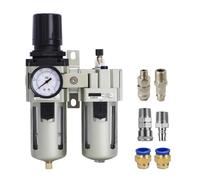 AC3010-03 AC4010-04 compresor de aire regulador de presión neumático válvula reductora separador de aceite de agua filtro de aire neumático(Ac4010-04 With C,Fiber filter)