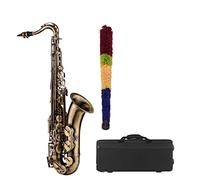 Acabado Antiguo BB Tenor Saxophone White Shell Keys Instrumento De Viento De Madera Con Guantes De Transporte Instrumento Viento