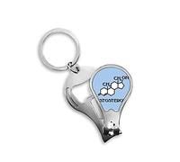 Acabado Checal Structure Hormona Moléculas Fingernail Clipper Cutter Abridor Llavero Scissor
