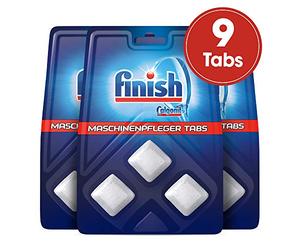 Acabado ciudadores eléctrica Tabs, lavavajilla limpiador, (Pack de 3, 3 x 3 unidades)