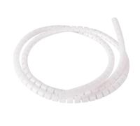 acabado de cables, 1 Meter 8mm ID Spiral Wrap Cable Wire Pipe Line Protector 0.6mm Thickness Multicolor(White 8mm)