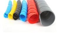 acabado de cables, Spiral Cable And Heat Pipe Wrap Sleeve 12-40mm Multicolor 2 meters(Svart,22mm Inside Diameter)