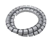 acabado de cables, Spiral Wrap Cable Protector Multicolor 8mm/10mm ID 1 meter/3 meter(Grey,10MM 1 Meter)