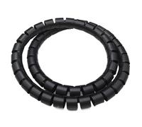 acabado de cables, Spiral Wrap Cable Protector Multicolor 8mm/10mm ID 1 meter/3 meter(Svart,10MM 3 Meters)