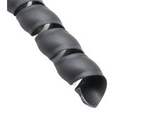 acabado de cables, Spiral Wrap Cable Sleeve Multicolor Multiple Sizes(Grey,ID 10mm 10 Meters)