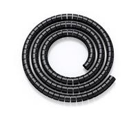 acabado de cables, Spiral Wrap Cable Wire Protector Organizer 1 Meter Multicolor 8-42mm Inside Diameter(Svart,28mm inside diameter)