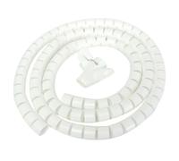 acabado de cables, Spiral Wrap For Cables And Wires Multicolor 8-25mm Inside Diameter 1-2m Length(White,15mm 2meter)