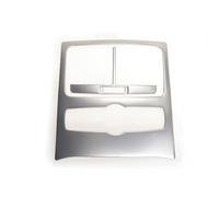 Acabado interior Interior Del Coche Aire Acondicionado Trasero Marco De Ventilación Salida Embellecedor Pegatinas Cubierta Para Audi Para A6 Para C5 Para C6 2005-2011 2010 2009 2008 2007 2006(Silver)