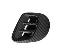 Acabados Cubierta Lateral Alerón Trasero Tapa Ventilación Aire Sustitución Para Smart Para Fortwo 453 2015 2016 2017 2018 2019 2020 2021(Estilo de fibra de carbono)