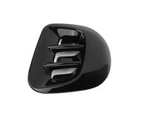 Acabados Cubierta Lateral Alerón Trasero Tapa Ventilación Aire Sustitución Para Smart Para Fortwo 453 2015 2016 2017 2018 2019 2020 2021(Negro brillante)