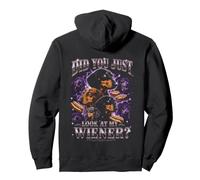 ¿Acabas de Mirar a mi Wiener Dachshund Bootleg Sudadera con Capucha