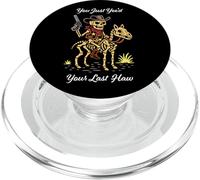 Acabas de Ver tu último Haw Skeleton Cowboy Horse Halloween PopSockets PopGrip para MagSafe