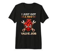 Acabo de Conseguir un Nuevo Trabajo de válvula, sobreviviente de recuperación de cirugía cardíaca Camiseta Premium