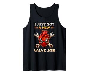 Acabo de Conseguir un Nuevo Trabajo de válvula, sobreviviente de recuperación de cirugía cardíaca Camiseta sin Mangas