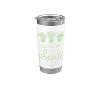 Acabo de mojar mis plantas, gracioso jardinero, lindas plantas de jardín Vaso térmico de acero inoxidable de doble pared