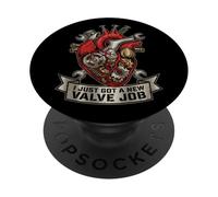 Acabo de Recibir un Nuevo Trabajo en Valve Mechanical Heart Art PopSockets PopGrip Adhesivo