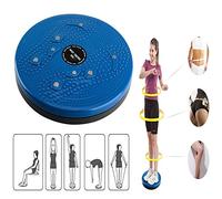 Acacia person Twist Cintura Torsión Disc Junta Ejercicio Aeróbico Fitness Reflexología Imanes Balance Equipo de Ejercicio Junta (Azul)