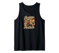 Academia Is My Aesthetic Book Lover Scholar Camiseta sin Mangas