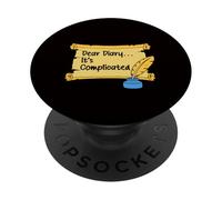 Academia - Querido Diario Es Complicado PopSockets PopGrip Adhesivo