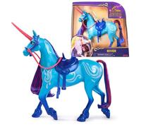 Academia Unicornio - Figura Río 'River' de 28 cm con movimiento de cabeza y 2 Accesorios Equitación - Unicornios para Niñas - Juguetes Niña 4 años +