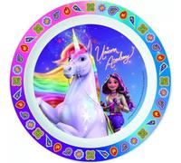 Academia Unicornio: Plato plano microondas de plástico