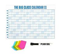 Academic Calendar 2025-2026 - Large Monthly School Wall Planner, Dry Erase Organizer for Exam Prep, Scheduling, Appointments, Grade Recording, Class Planning, College Homework