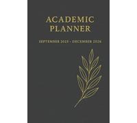 Academic Diary 2025-2026 Hardback: September 2025 to December 2026 with Inspirational Quotes
