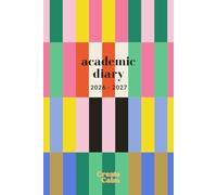 Academic Diary 2026-2027 Week to View: August 2026 - August 2027 | Colourful Modern Stripes | Small Hard Cover for Students