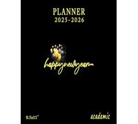 Academic Planner 2025-2026: 8.5 x 11, Teacher, Student, College, Middle School, High School