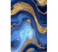 Academic Planner A5: Blue Navy - 5.8x8.3 In - Daily Weekly And Monthly - Horizontal Layout - Lined - Dated - 12 Months: August To July - High school - ... Students Boys & Girls - Teacher : Women & Men