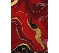 Academic Planner A5: Red - 5.8x8.3 In - Daily Weekly And Monthly - Horizontal Layout - Lined - Dated - 12 Months: August To July - High school - ... Boys & Girls - Teacher : Women & Men.