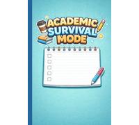 Academic Survival Mode: College Ruled Notebook | 110 Pages | 6 × 9 in