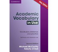 Academic Vocabulary in Use 2nd Edition. Book with answers